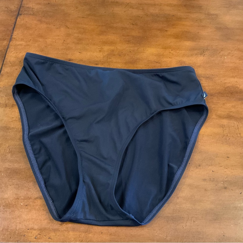 Women’s Nautica Separates, Swim Briefs in Navy.  Size 14. Like New!